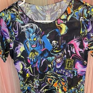 Wild Rich Kids Stacked Villains Mesh Top